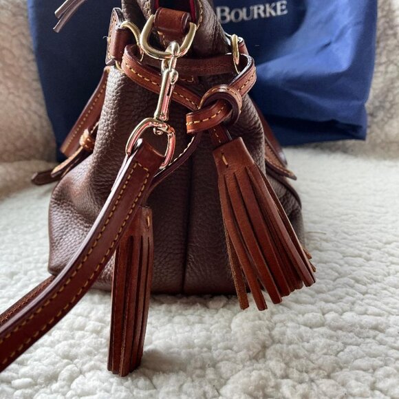 Dooney and Bourke Pebble Grain Medium Satchel - Picture 4 of 5